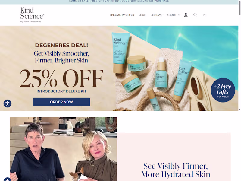 Cover image for Skincare Brand Ecommerce Landing Page Design