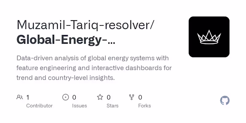 Cover image for Global Energy Consumption Analysis Project