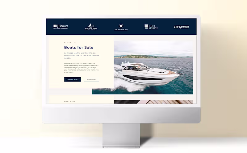 Cover image for Boats Brokerage and Marine Repair / 2021 / Atomix Project