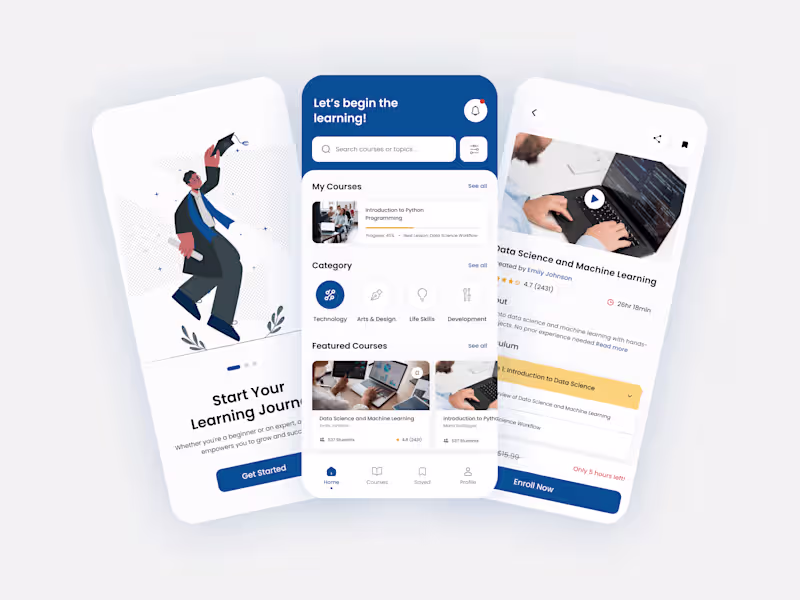 Cover image for E-Learning App