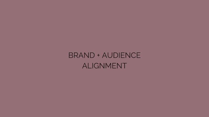 Cover image for Brand + Audience Alignment