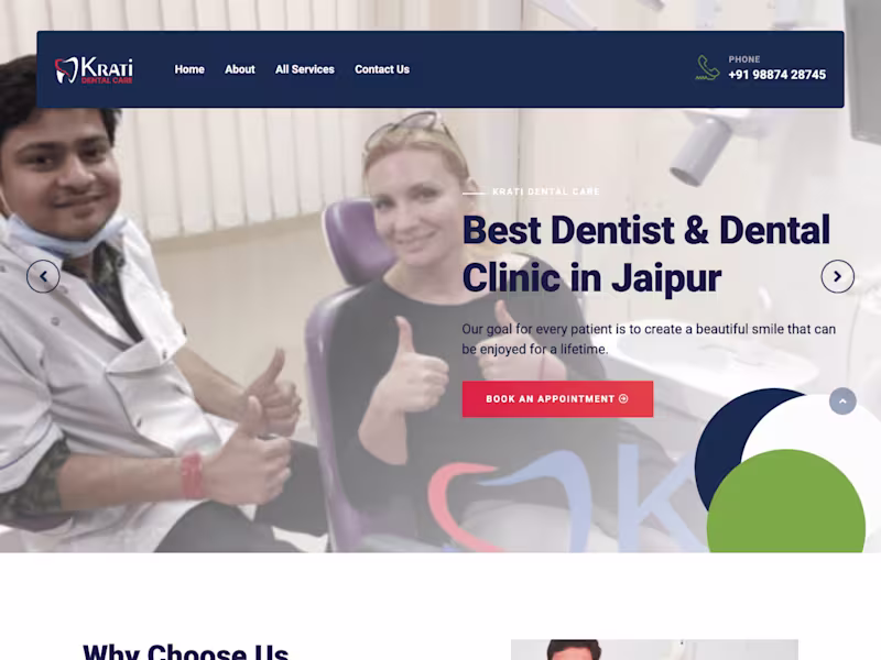 Cover image for Krati Dental Care