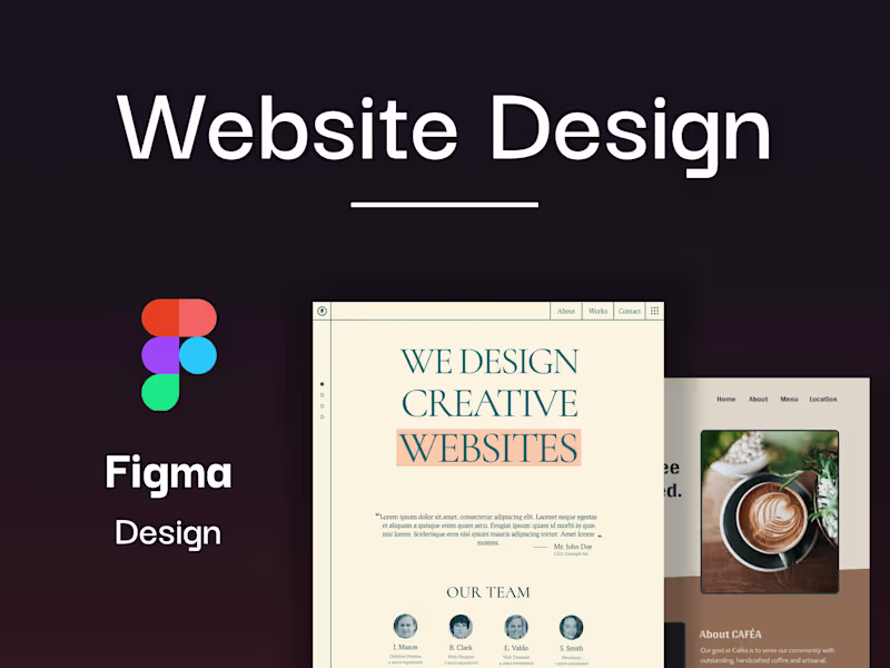 Cover image for Website Design in Figma