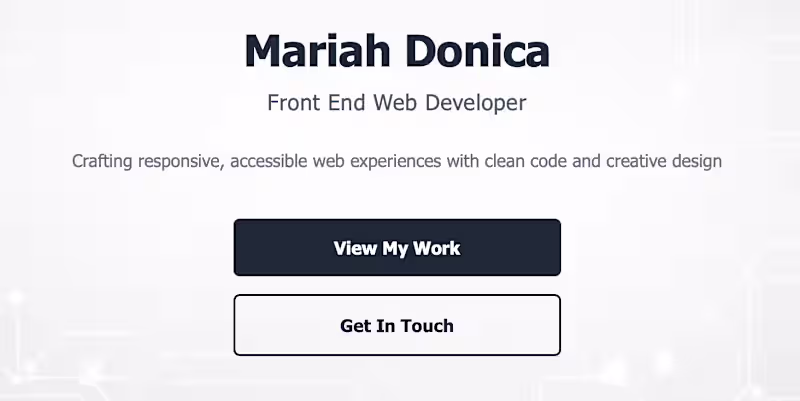 Cover image for Personal Portfolio: Showcasing My Work Online
