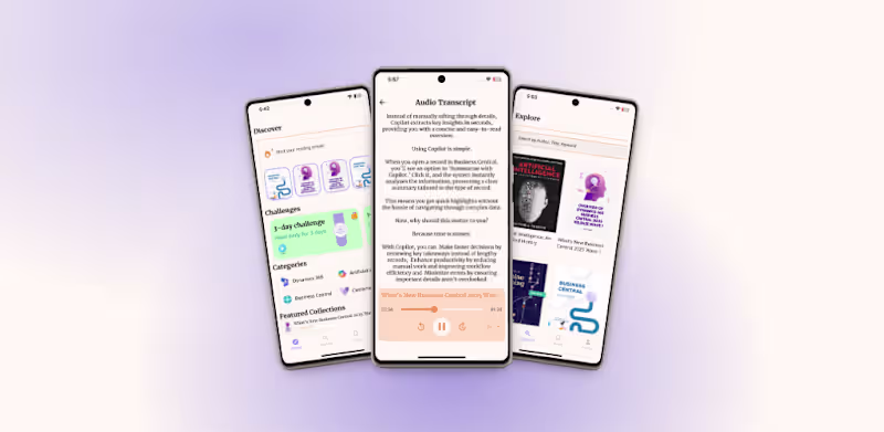 Cover image for Sandy365 - Business Learning Audio App