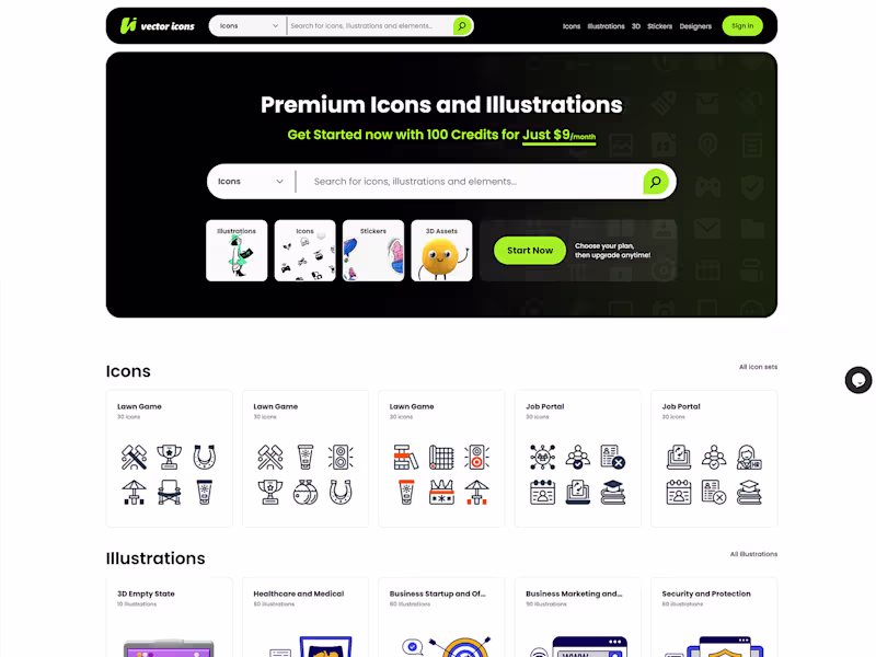 Cover image for VectorIcons.net