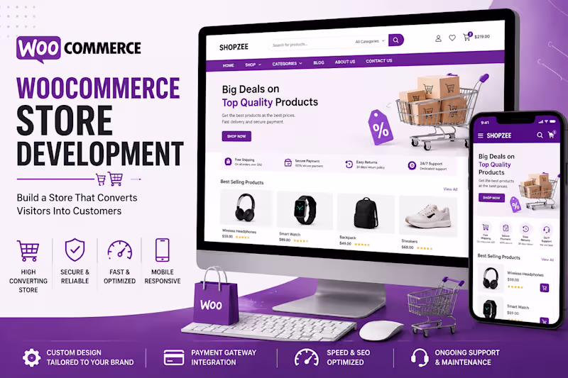 Cover image for WooCommerce Store Development & Customization