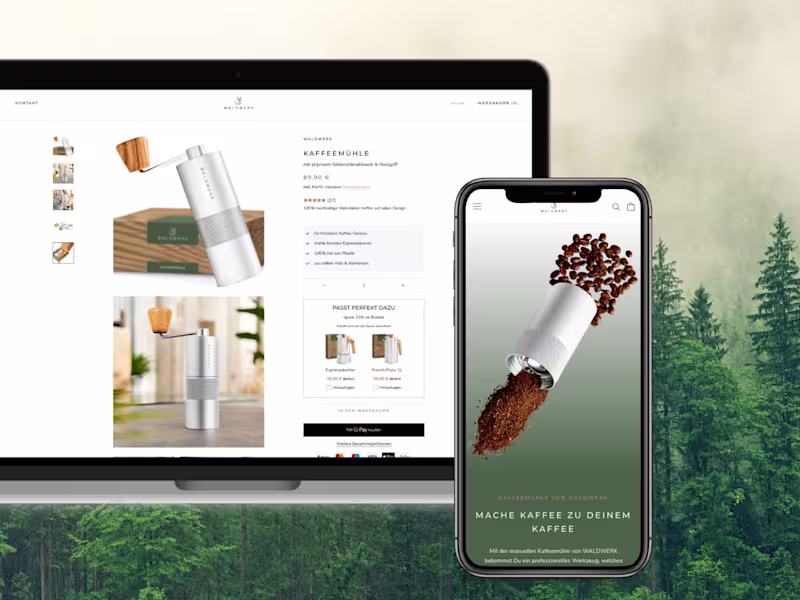 Cover image for 🌳 Impactful Shopify CRO and UI/UX Design for WALDWERK's growth