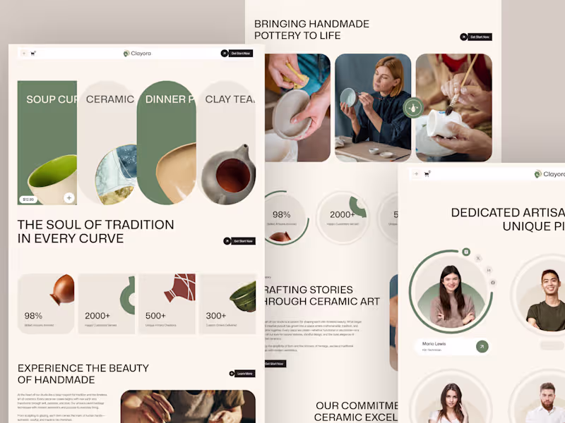 Cover image for Clayora - Simple one-time shop