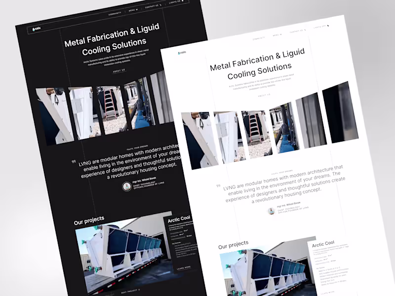 Cover image for Cooling the Future: A Website Redesign for Crypto Mining Cooling