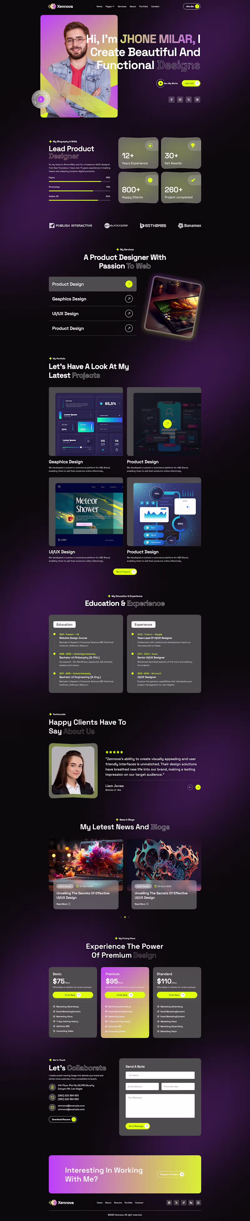 Cover image for Portfolio UI Design