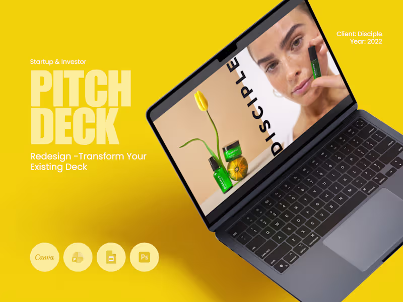 Cover image for Pitch Deck Redesign - Upgrade Your Existing Deck