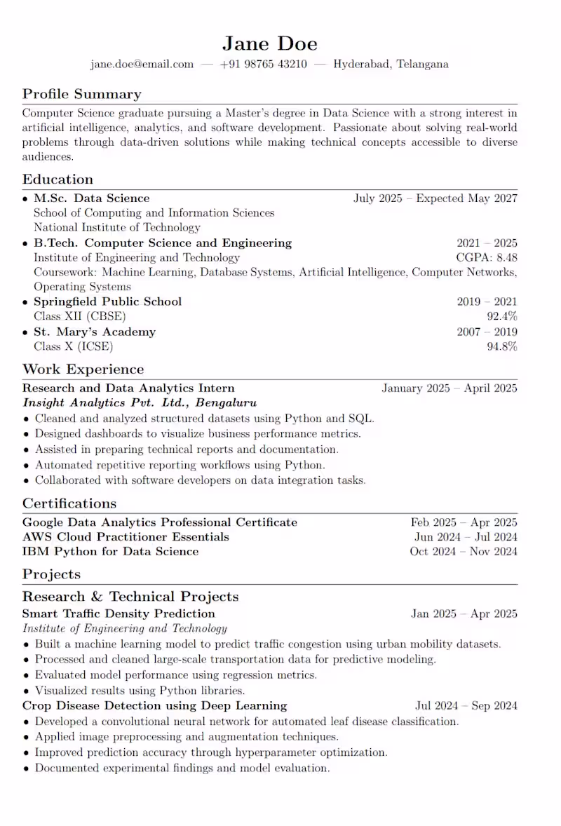 Cover image for ATS-Friendly Resume Writing & Professional CV Design