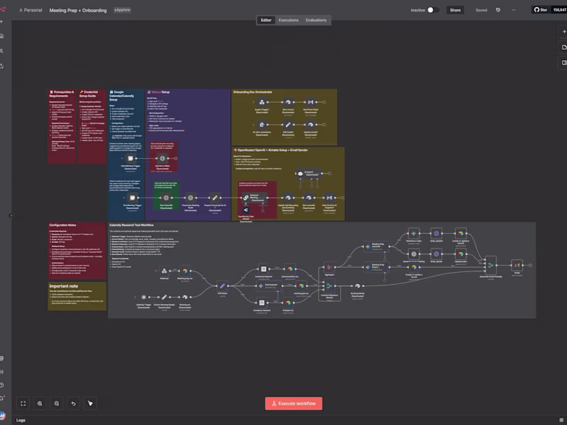 Cover image for AI-Powered Onboarding and Meeting Prep Automation