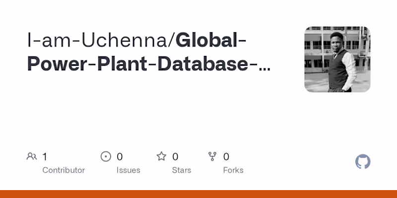Cover image for Global Power Plant Database Analysis