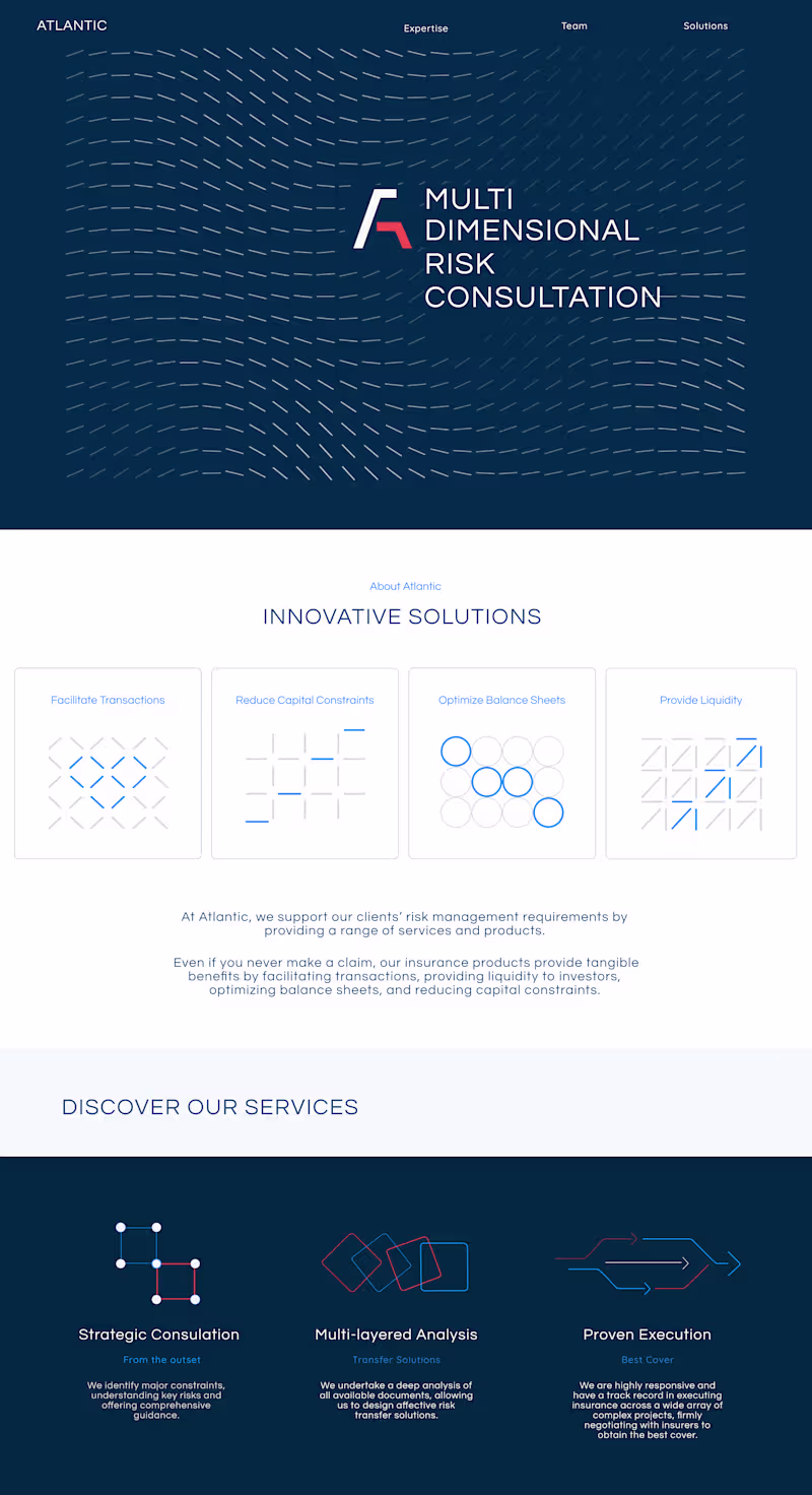 Cover image for Insurance & Financial Services: Brand Web design / Annual Report