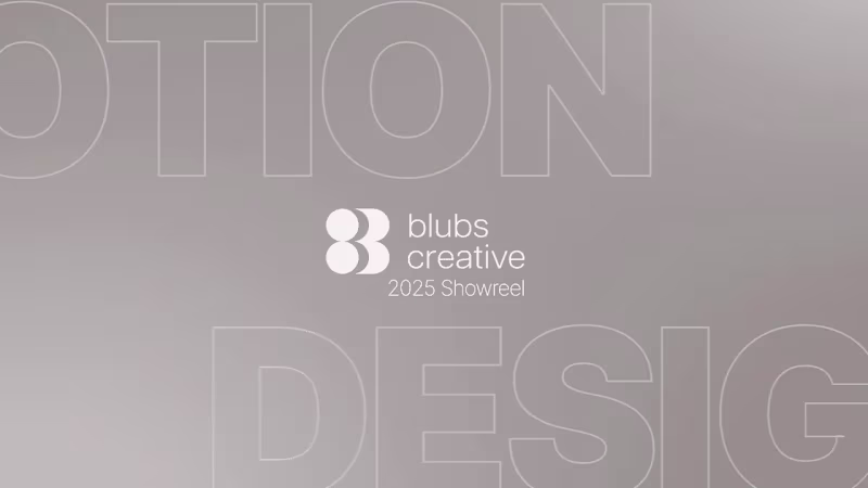 Cover image for 2025 Motion Design Showreel Creation