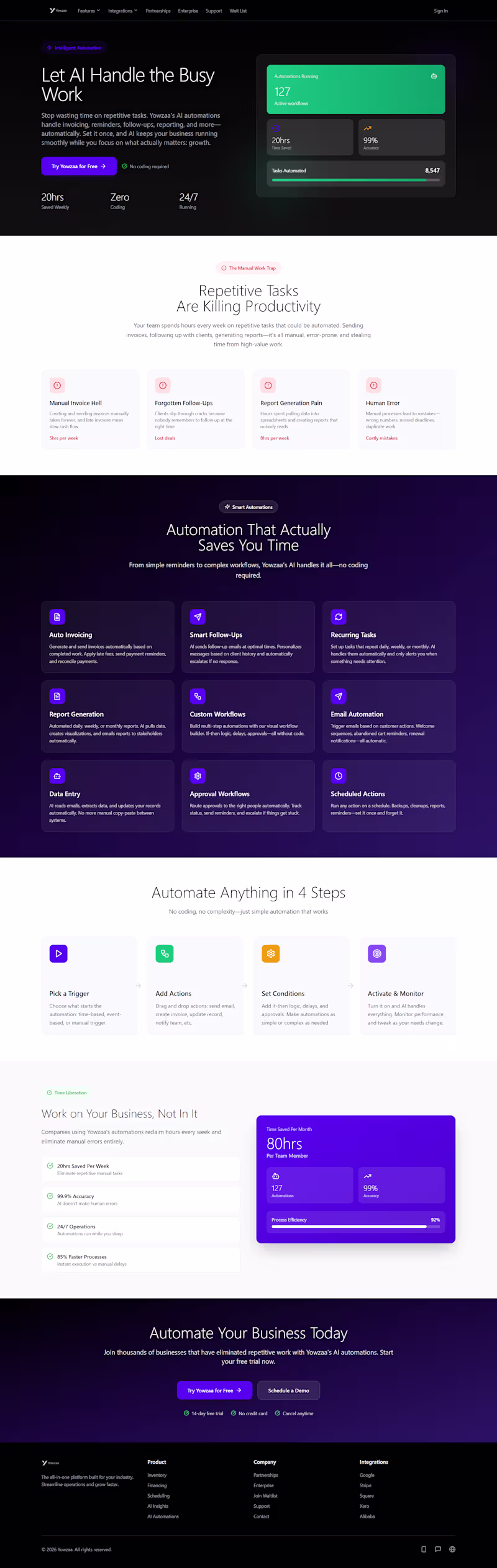 Cover image for Built Yowzaa, an AI-focused platform