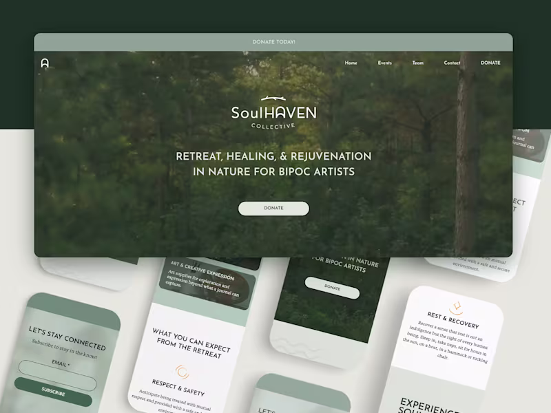 Cover image for Branding & Web Design for Wellness Non-Profit 