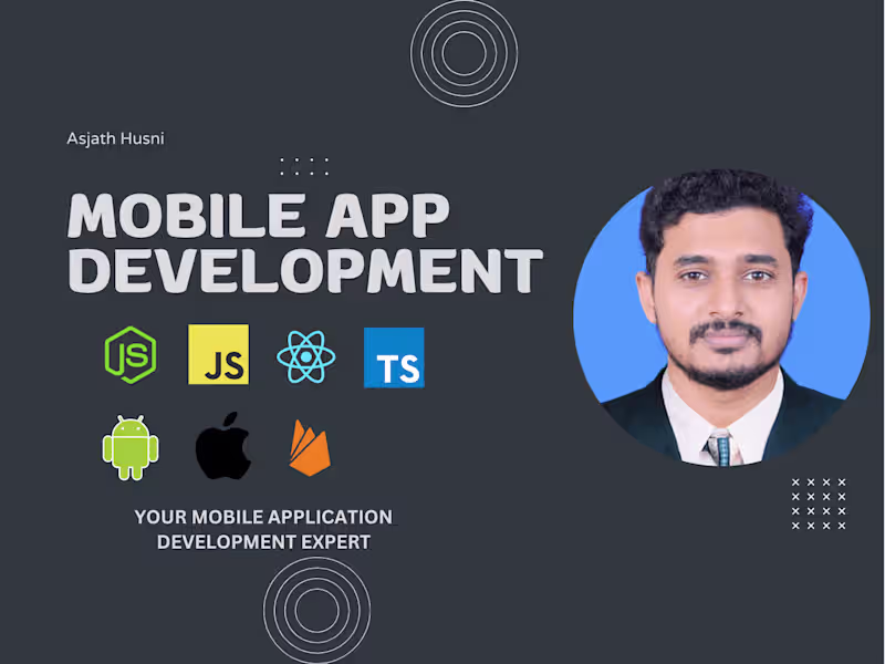 Cover image for I will build you a cross platform mobile application