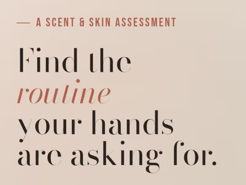 Cover image for Gloved Hand Care Quiz Concept:
A