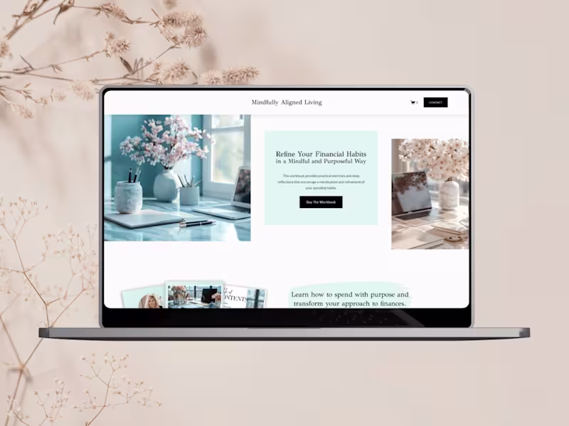 Cover image for Shelly Schell Financial Workbook Landing Page — Woven Laurel