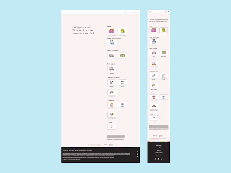 Cover image for Loan Purpose Expansion Dropdown