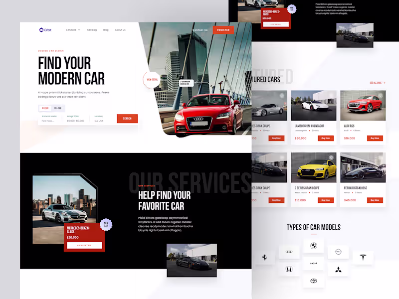 Cover image for I will design a landing or homepage in figma