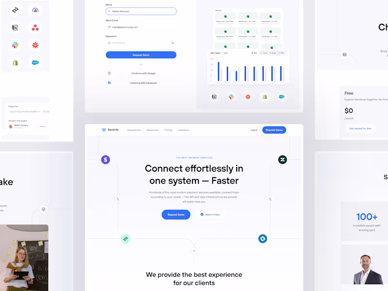 Cover image for Servicily - Fintech Website