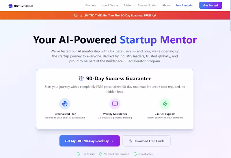 Cover image for MentorSpace AI — Personalized Mentorship