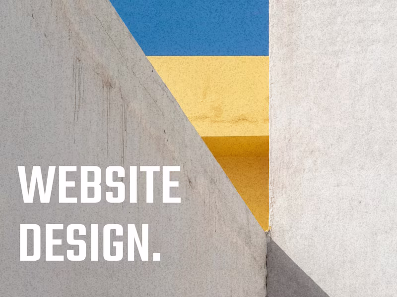 Cover image for Website Design