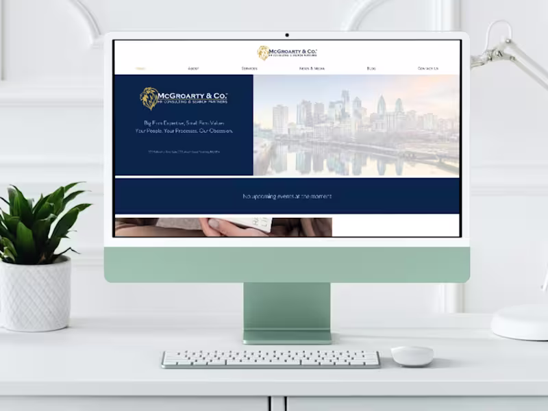 Cover image for Brand Identity, Website, SMM - McGroarty & Co.