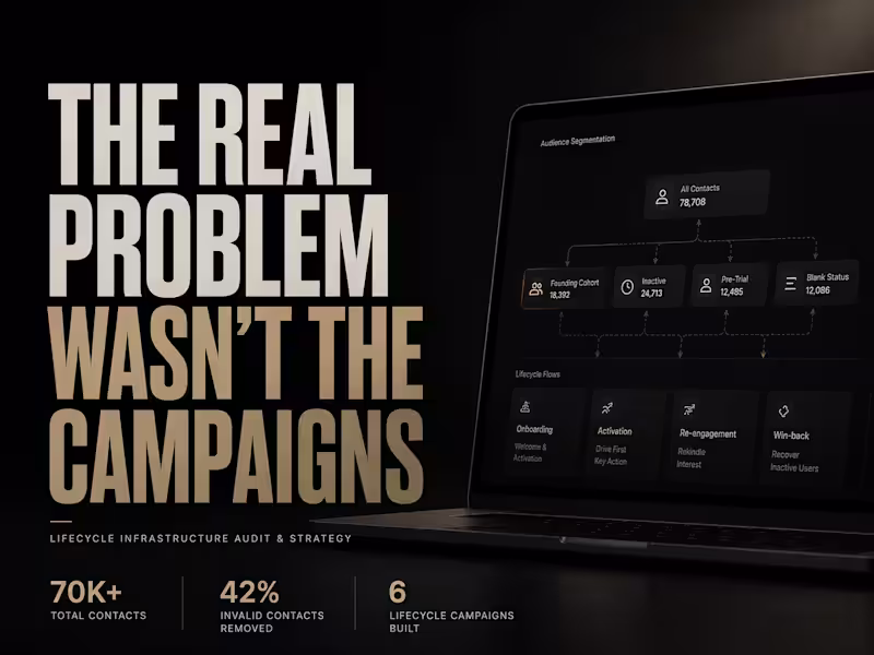 Cover image for Lifecycle Campaign Redesign and Implementation