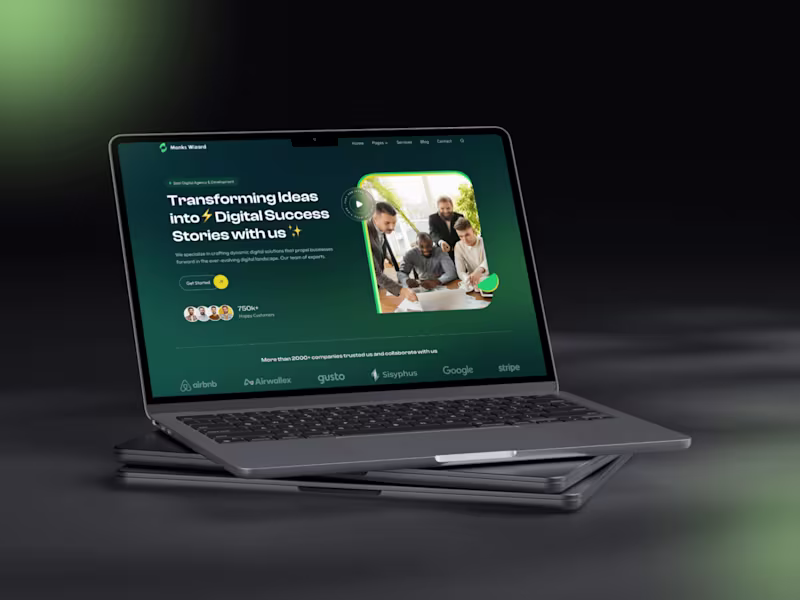 Cover image for Monks Wizard: Expert Web UX/UI Design and Framer Development