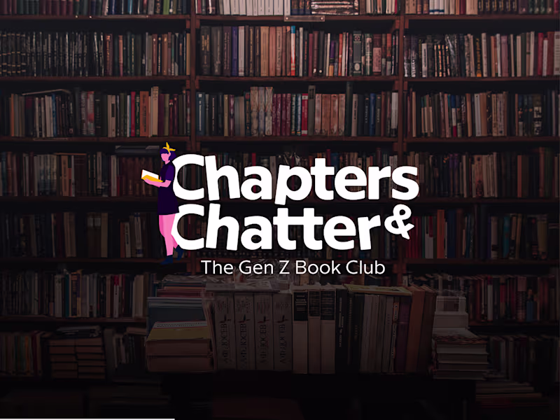Cover image for Chapters & Chatter Visual Identity Design