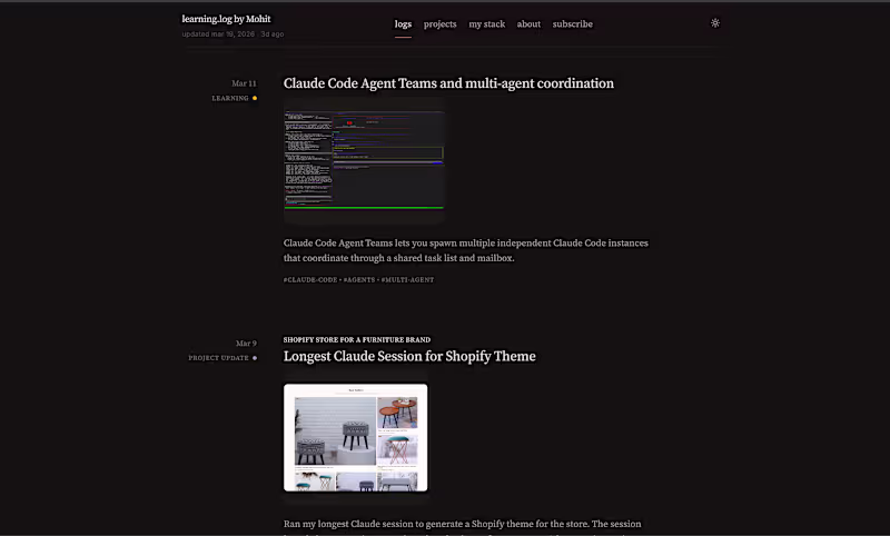 Cover image for A blogs streaming platform to