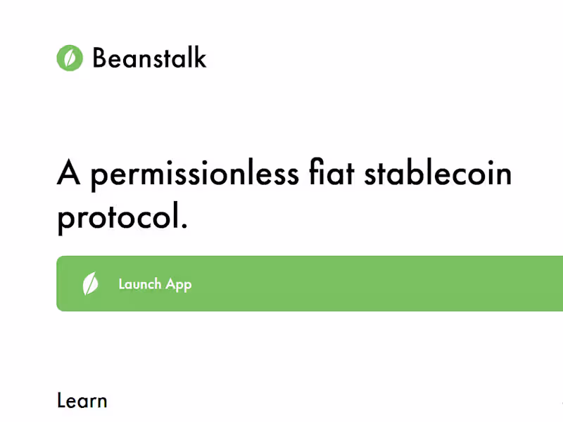 Cover image for Beanstalk Protocol