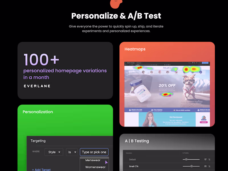 Cover image for Design to development - Ready for Personalization & A/B Testing