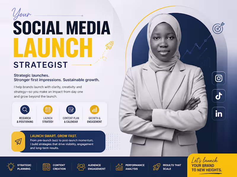 Cover image for Social Media Launch Strategist