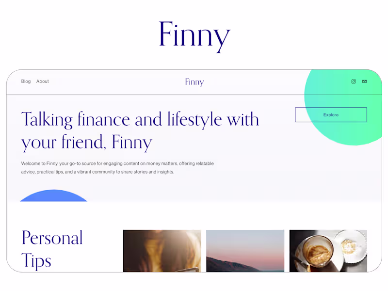 Cover image for Finny Brand and Digital Experience Development