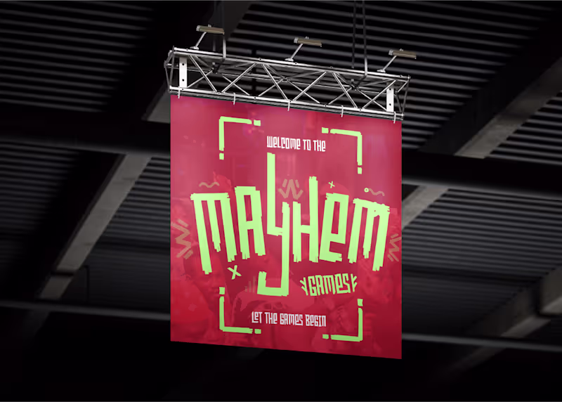 Cover image for MAYHEM GAMES Identity Design