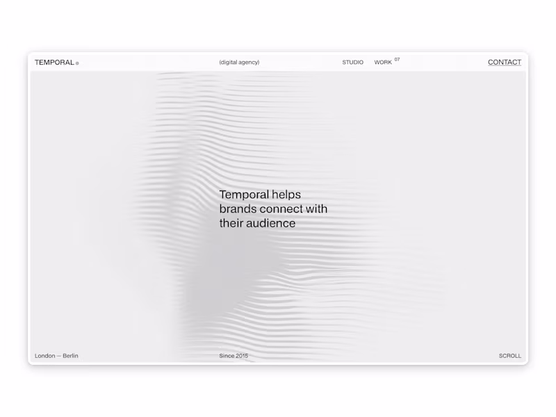 Cover image for Temporal - Portfolio & Agency Website