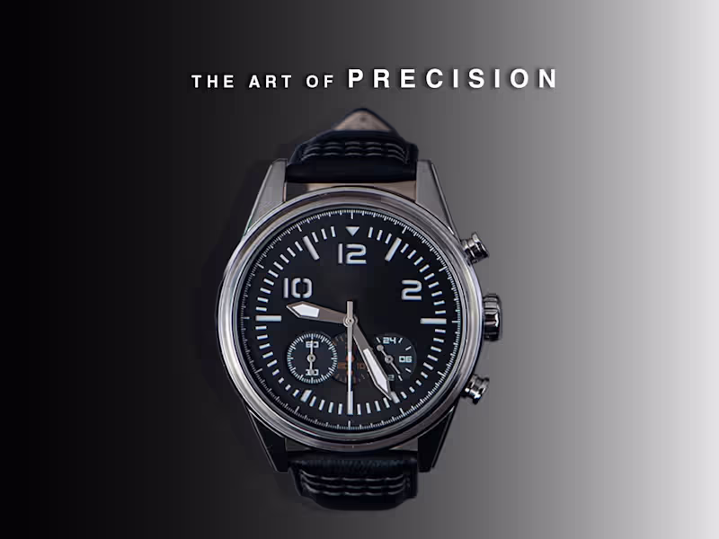 Cover image for Precision doesn't need to shout.
Two