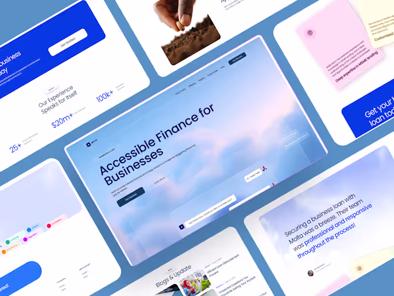 Cover image for Intuitive Loan Application Design for Molta