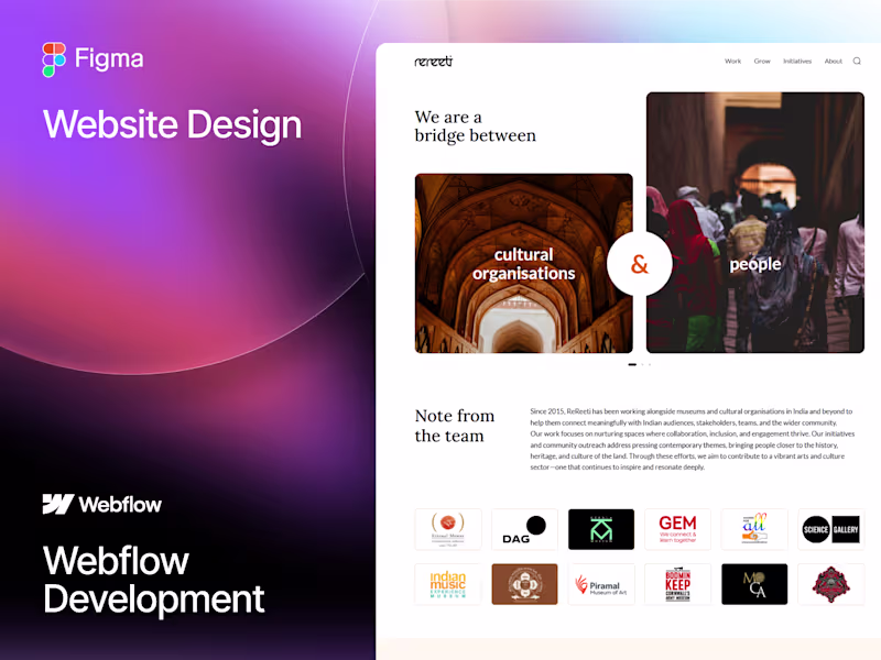 Cover image for Website Design + Webflow Development (End-to-End)