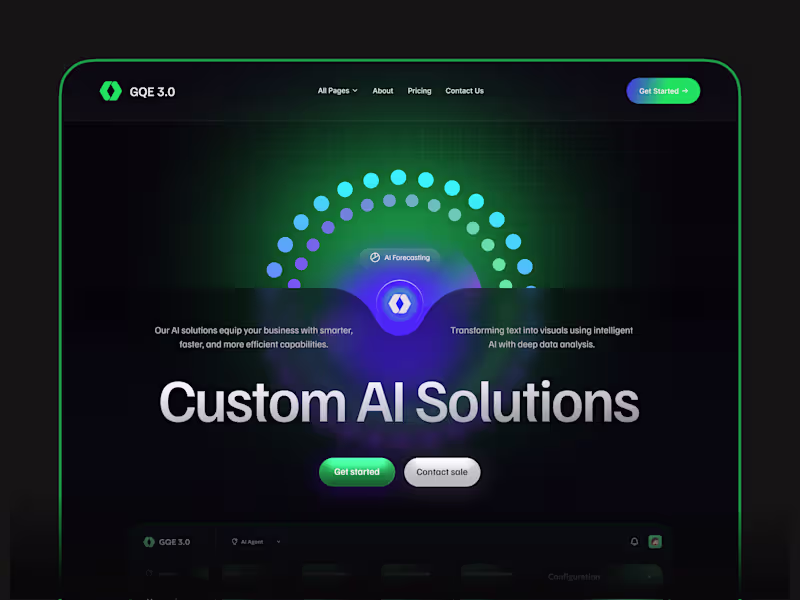 Cover image for Trending AI Landing Page UI/UX