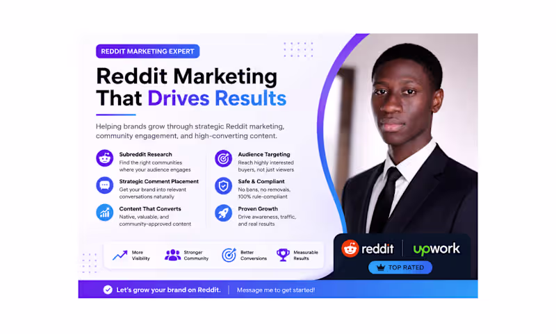 Cover image for i wll do reddit post & comment for ai sass crypto brand website