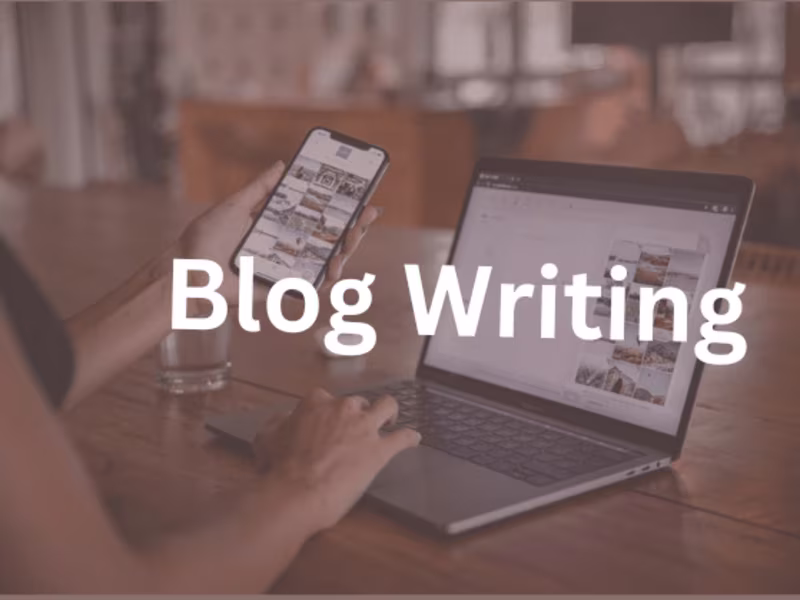Cover image for Blog writing