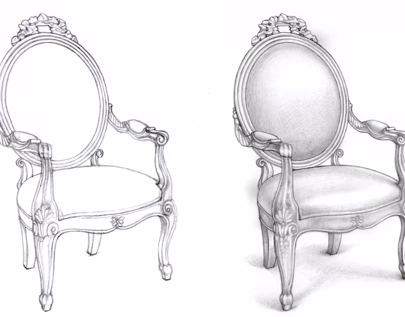 Cover image for Furniture sketches