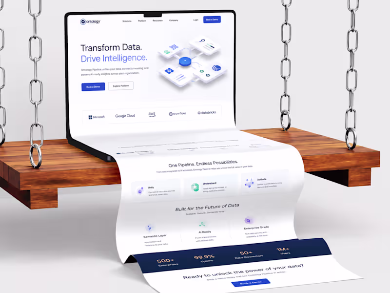 Cover image for Landing Page UI Mockup.

A premium